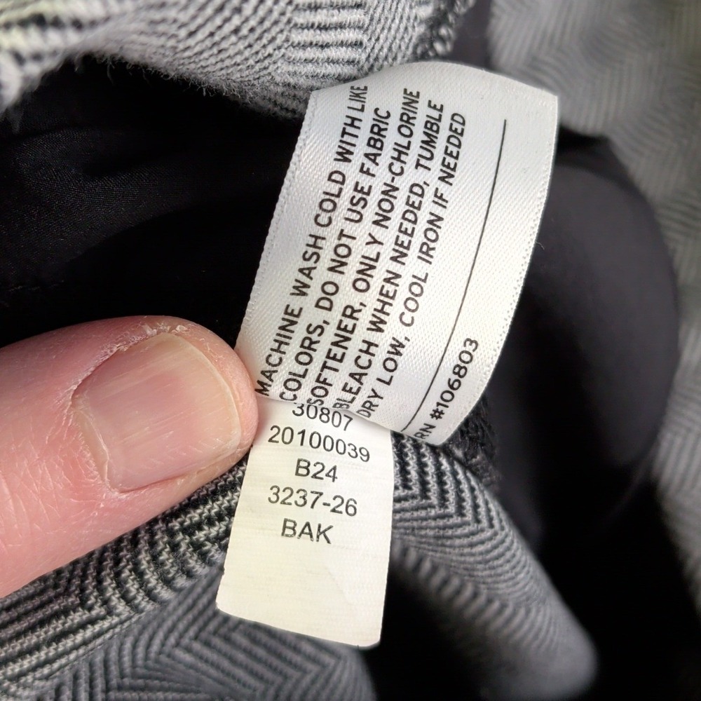 Duluth Trading Noga Cotton Slim Leg Ankle Chino Pants Size XXL Herringbone 30807 - Picture 5 of 9
